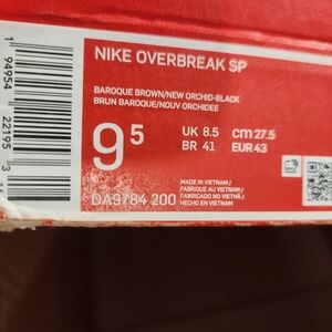 Nike Overbreak SP - Baroque Brown, New Orchid, Black